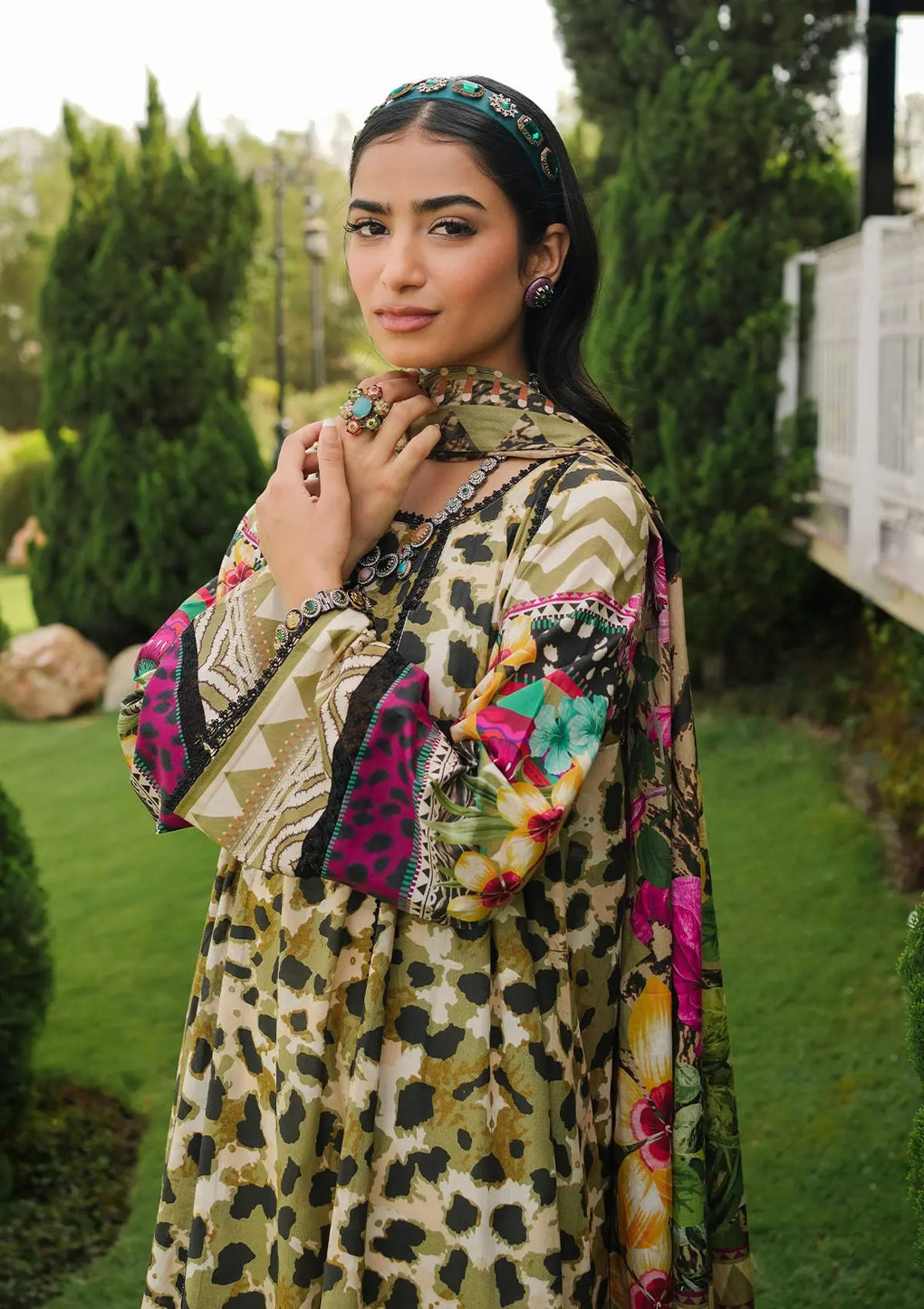 Elaf Premium | Printed Collection 24 | EEP-06B - Wonders - Official Elaf Premium stockist in UK - Sakeena London