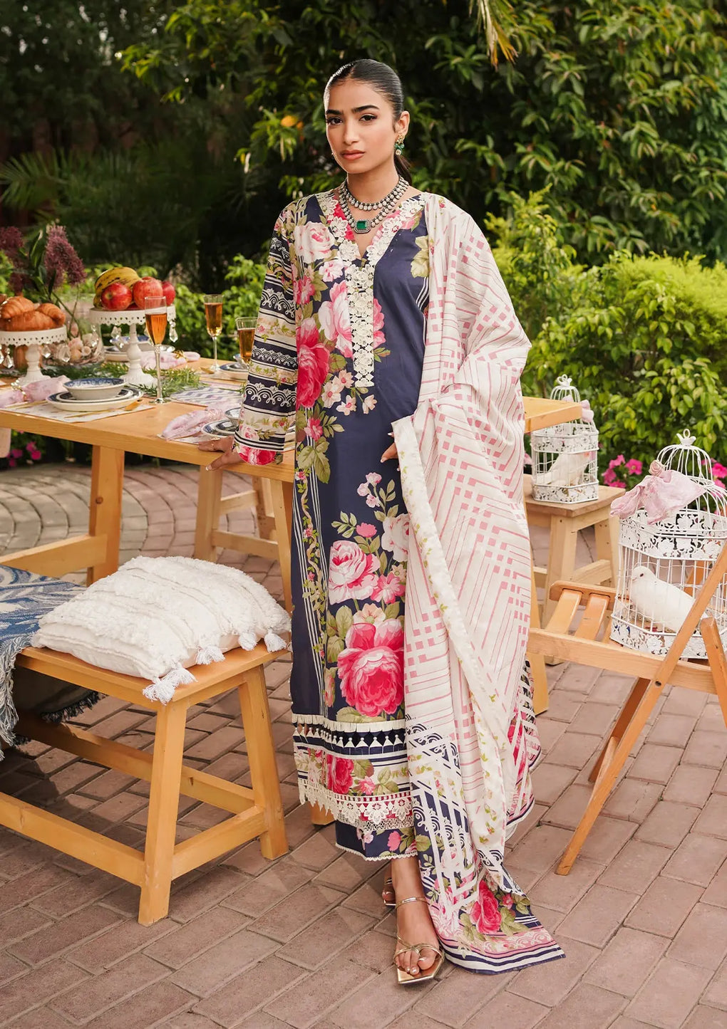Elaf Premium | Printed Collection 24 | EEP-05B - Amica - Official Elaf Premium stockist in UK - Sakeena London