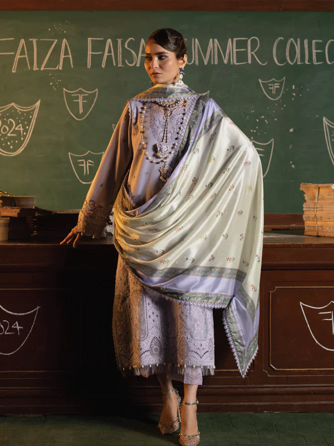 Faiza Faisal | Maya Luxury Lawn | Nazali - Official Faiza Faisal stockist in UK - Sakeena London