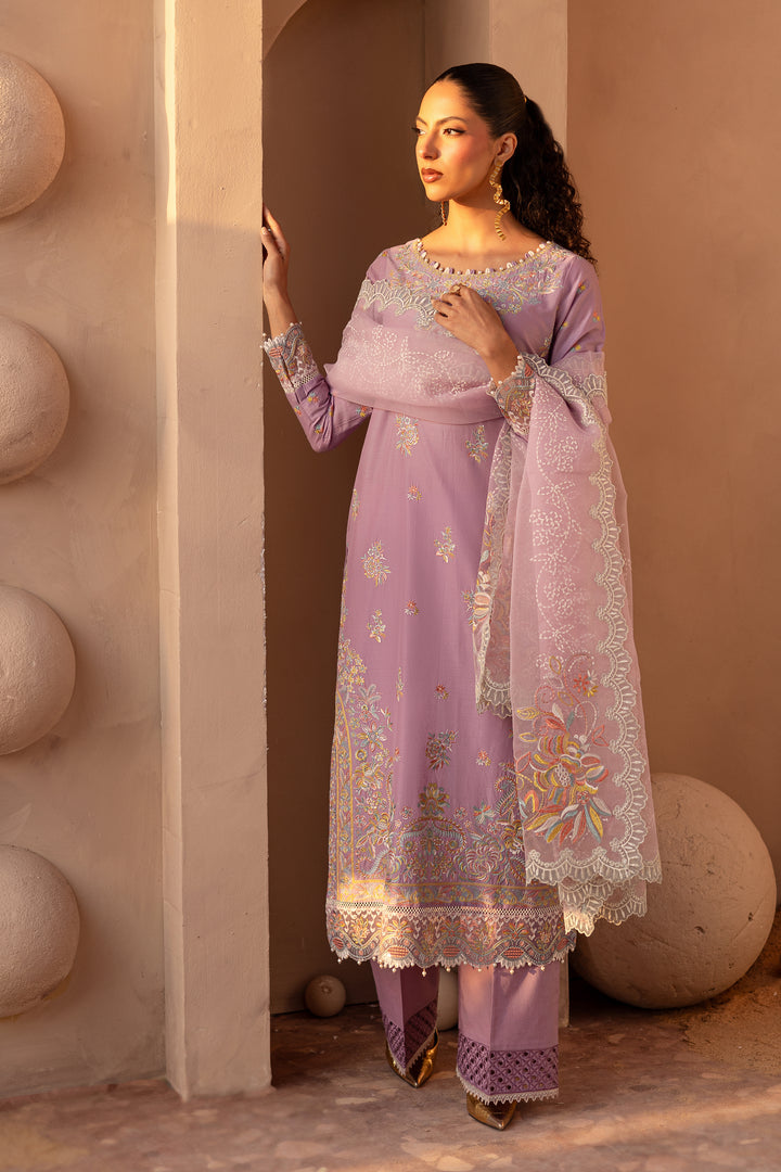 Batik | Ophelia Luxury Pret | Yasha Lilac - Official Batik stockist in UK - Sakeena London