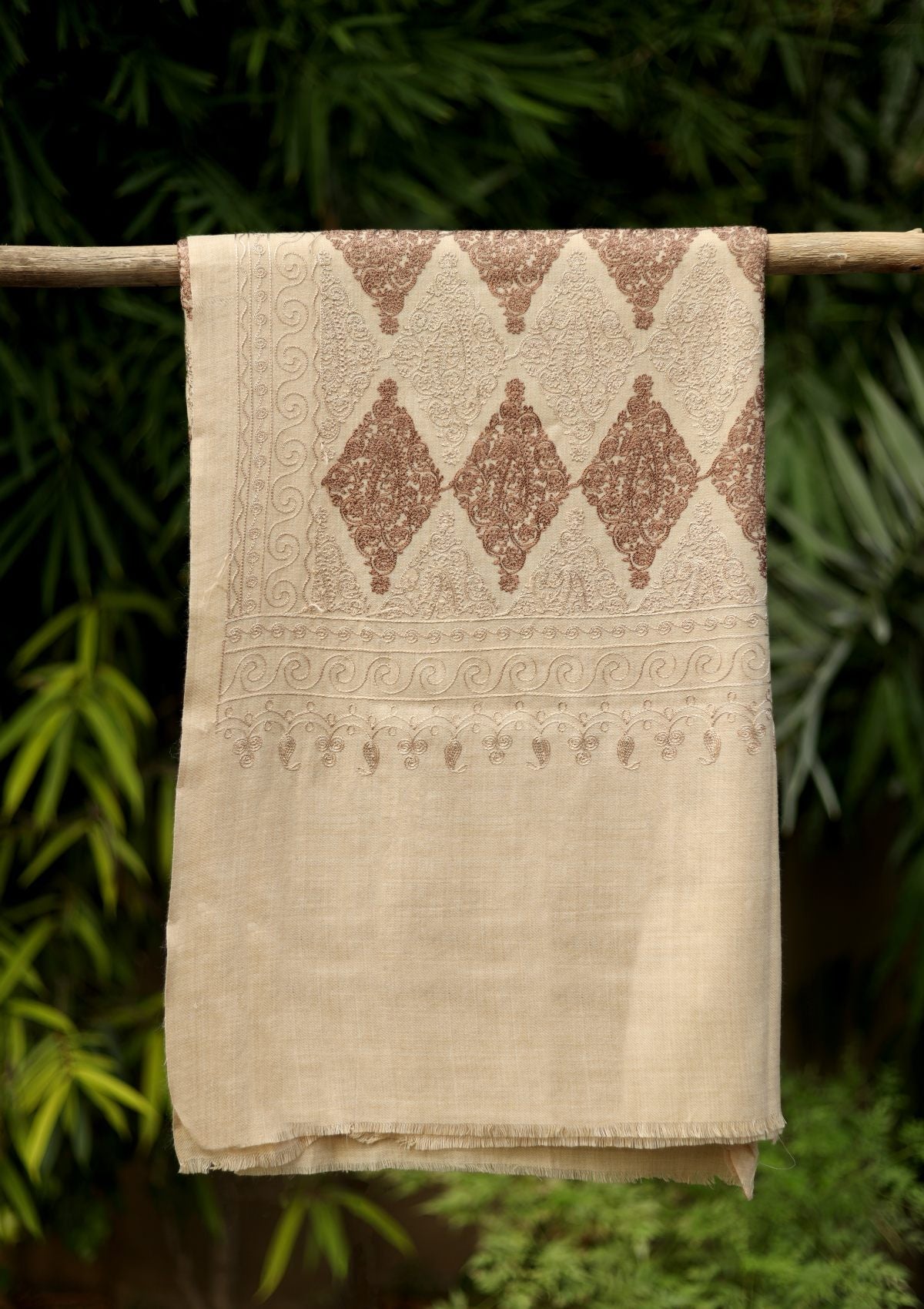 Ari Work Wool Shawl D - 60 - Skin