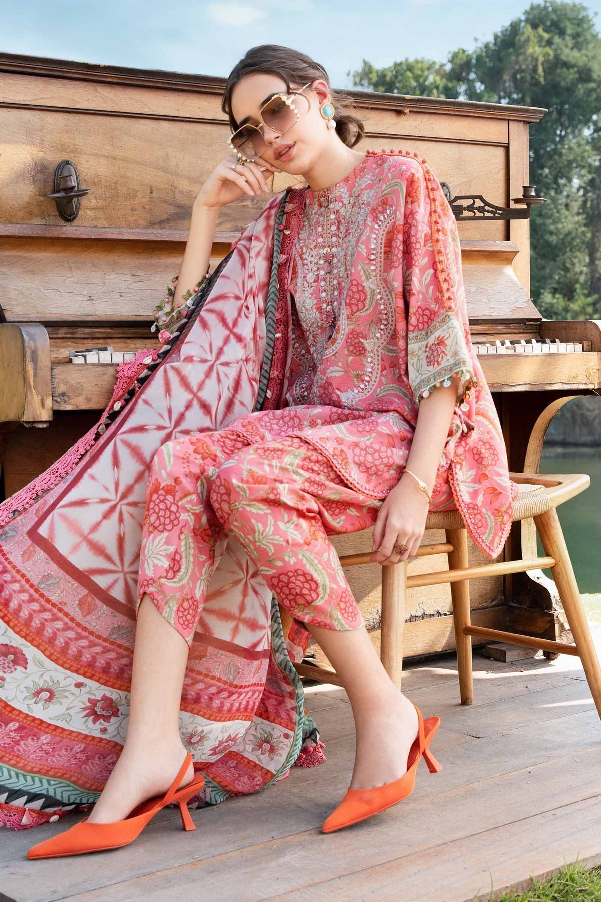 Maria B | M Prints 25 | MPT-2513-A - Official Maria B stockist in UK - Sakeena London