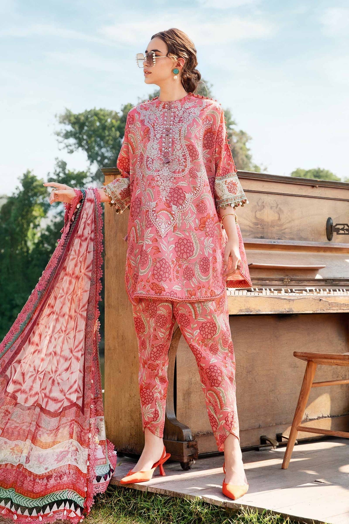 Maria B | M Prints 25 | MPT-2513-A - Official Maria B stockist in UK - Sakeena London