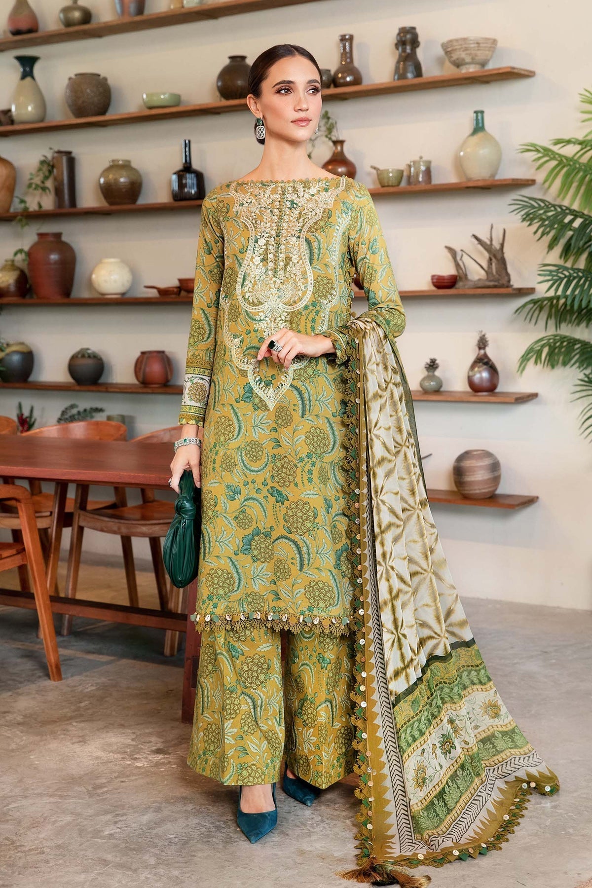 Maria B | M Prints 25 | MPT-2513-B - Official Maria B stockist in UK - Sakeena London