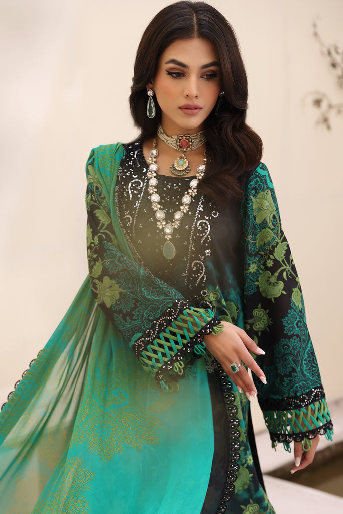 Charizma | Naranji Embroidered Lawn 24 | CN4-007 - Official Charizma stockist in UK - Sakeena London