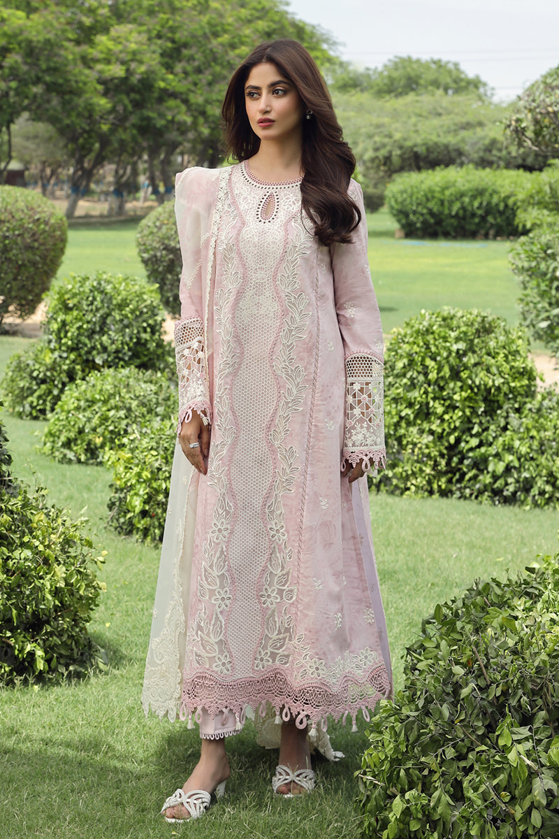 Qalamkar | Festive Lawn 2024 | PS-09 FARVA - Official Qalamkar stockist in UK - Sakeena London