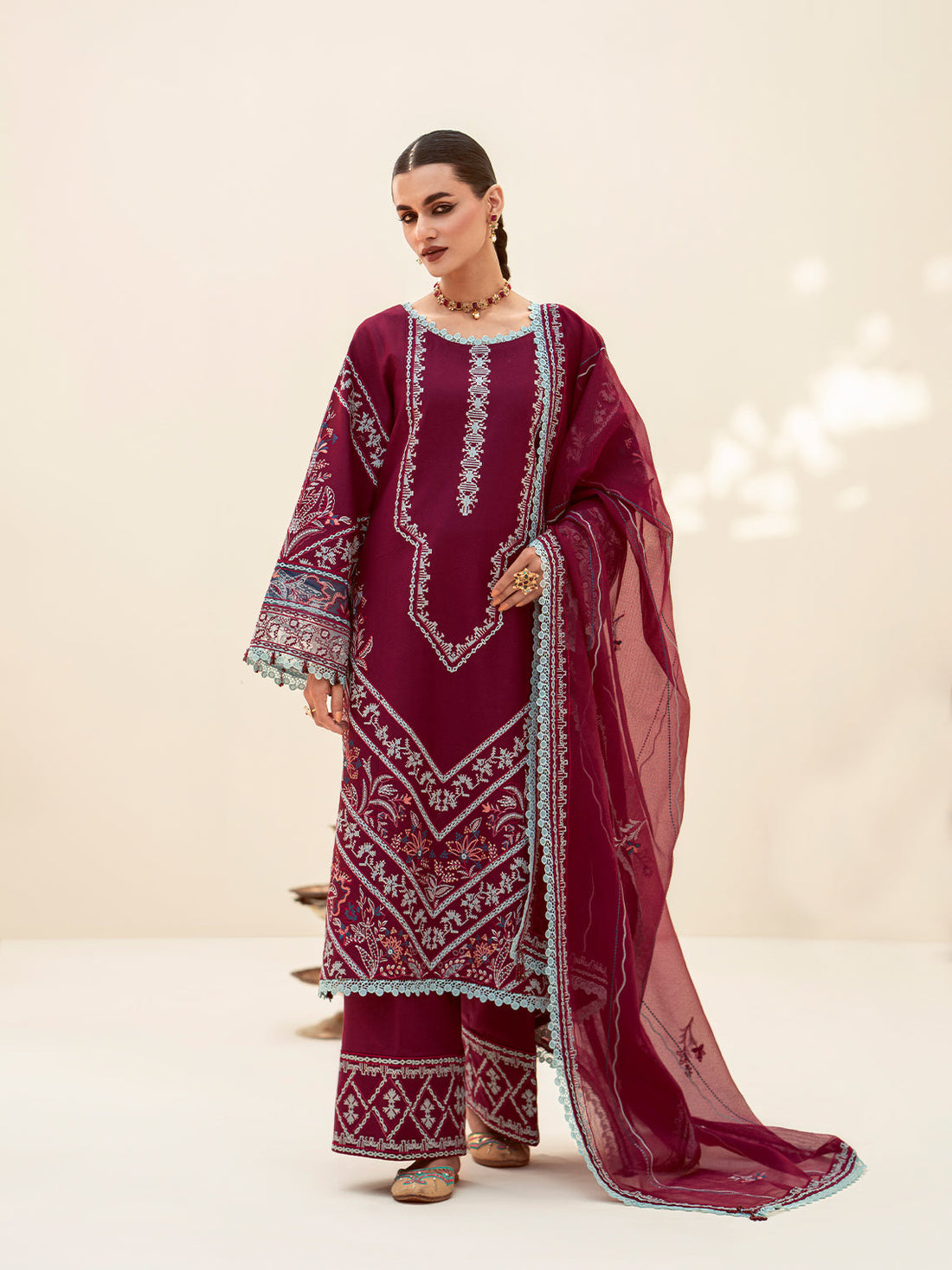 Fozia Khalid | Eid Edit 24 | Mulberry - Official Fozia Khalid stockist in UK - Sakeena London