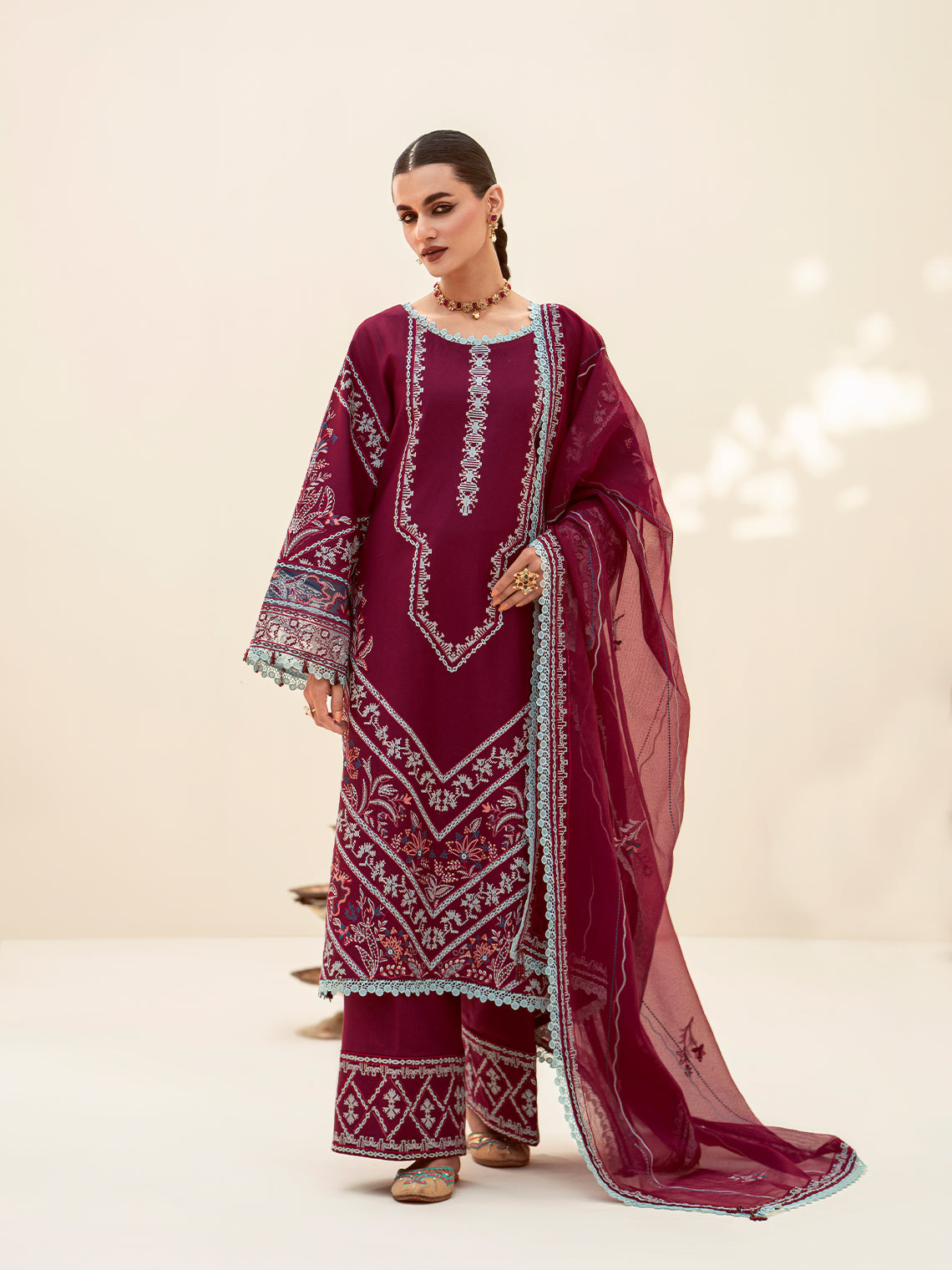 Fozia Khalid | Eid Edit 24 | Mulberry - Official Fozia Khalid stockist in UK - Sakeena London