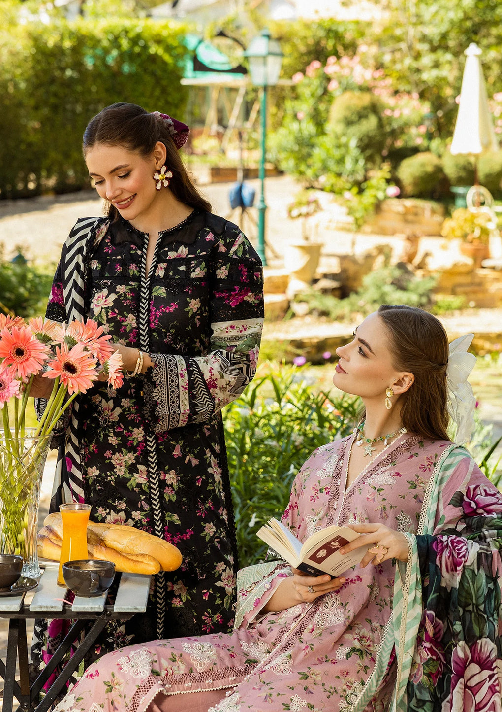 Elaf Premium | Print Chikankari 25 | ELK-05A BELLEZA - Official Elaf Premium stockist in UK - Sakeena London