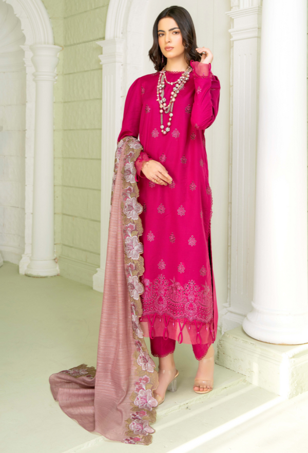 Humdum | Baad e Baharan Lawn | Baad e Baharan - D10 - Official HumDum stockist in UK - Sakeena London
