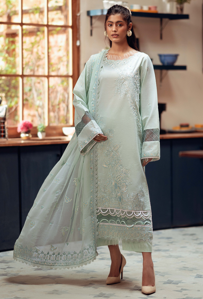 Humdum | Lala Rukh Lawn | Lalarukh - D04 - Official Humdum stockist in UK - Sakeena London