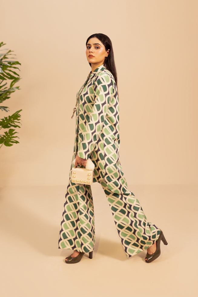Fozia Khalid | Print Edit | Emeraude - Official Fozia Khalid stockist in UK - Sakeena London