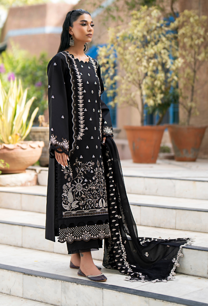 Humdum | Selin Lawn 25 | Selin - D05 - Official Humdum stockist in UK - Sakeena London