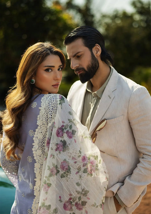 Kahf Premium | Luxury Lawn 25 | KLR-01 Maeve - Official Kahf Premium stockist in UK - Sakeena London