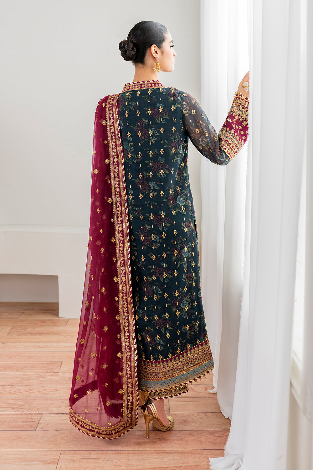 Baroque | Formals Collection | EMBROIDERED CHIFFON UF-689