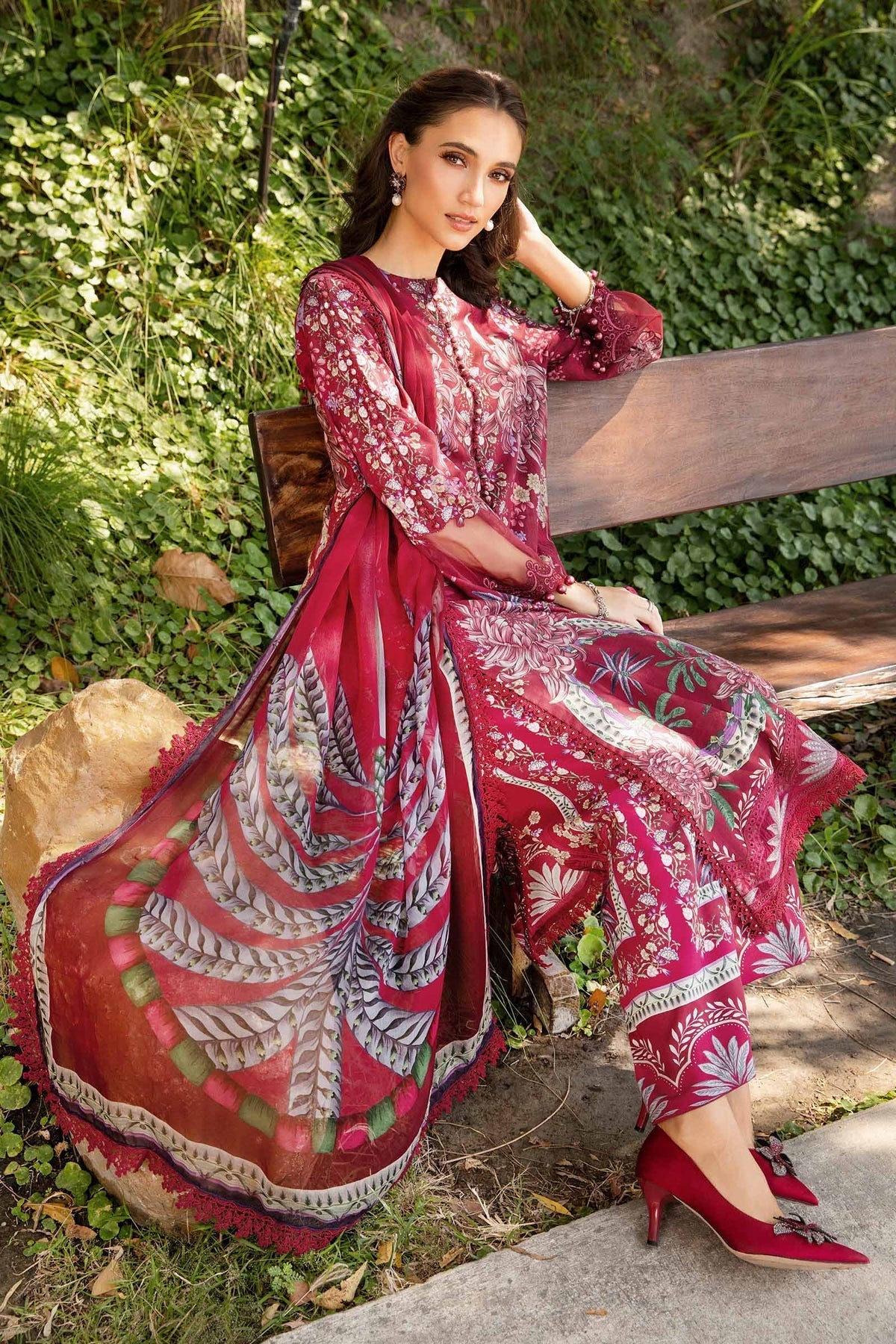 Maria B | M Prints 25 | MPT-2514-B - Official Maria B stockist in UK - Sakeena London