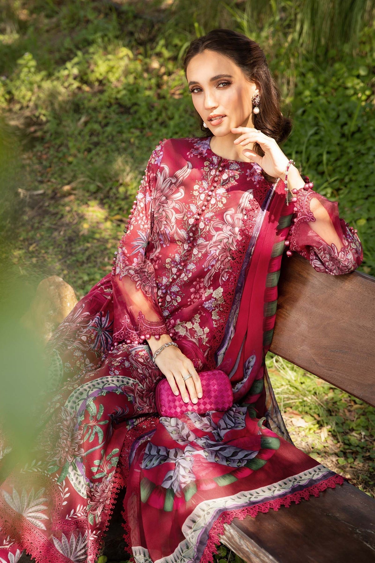 Maria B | M Prints 25 | MPT-2514-B - Official Maria B stockist in UK - Sakeena London