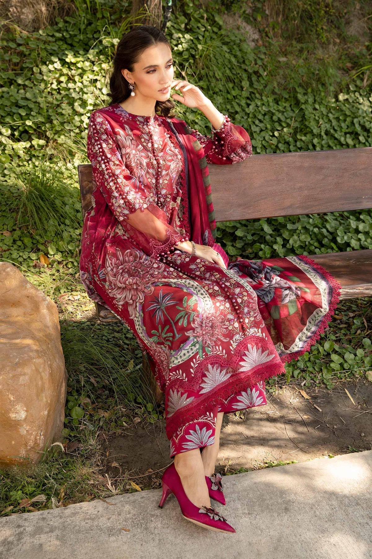 Maria B | M Prints 25 | MPT-2514-B - Official Maria B stockist in UK - Sakeena London