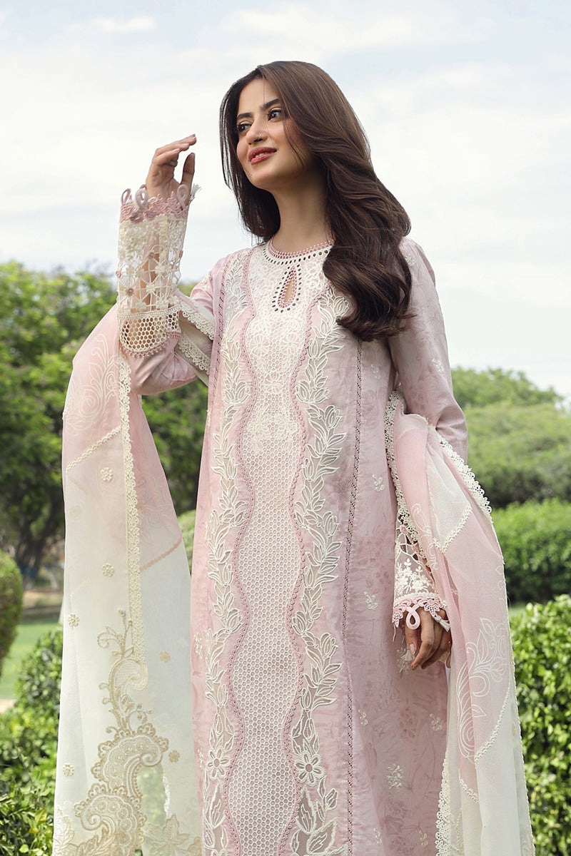 Qalamkar | Festive Lawn 2024 | PS-09 FARVA - Official Qalamkar stockist in UK - Sakeena London
