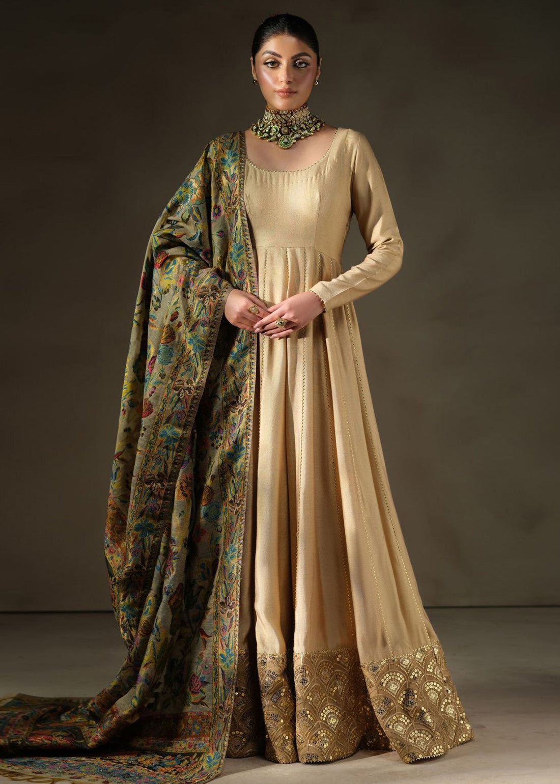 Mahum Asad | Khaani Formals | Chambeli Shawl - Official Mahum Asad stockist in UK - Sakeena London