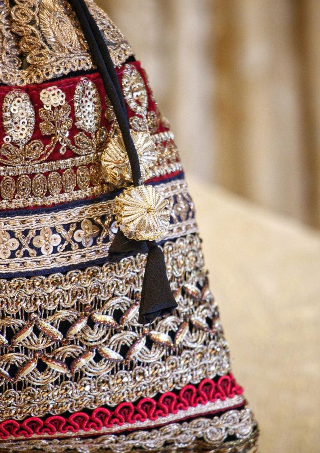 Bags Collection - Sadias Collection - Potli - D#05 Black Antiquity