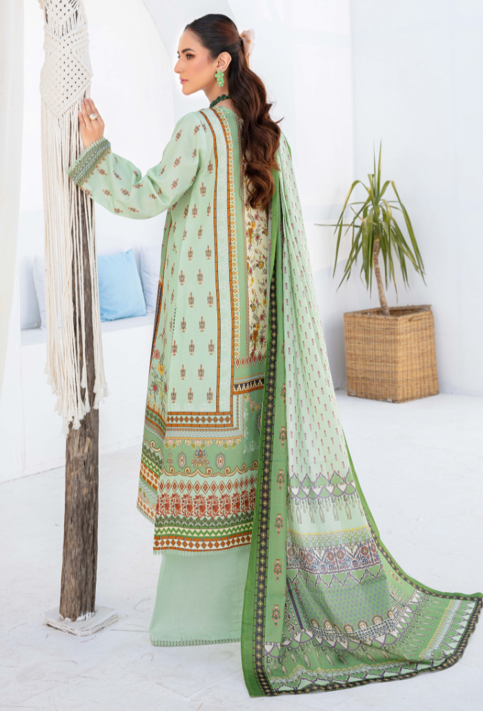 Humdum | Saira Bano Lawn 24 | D02 - Official HumDum stockist in UK - Sakeena London