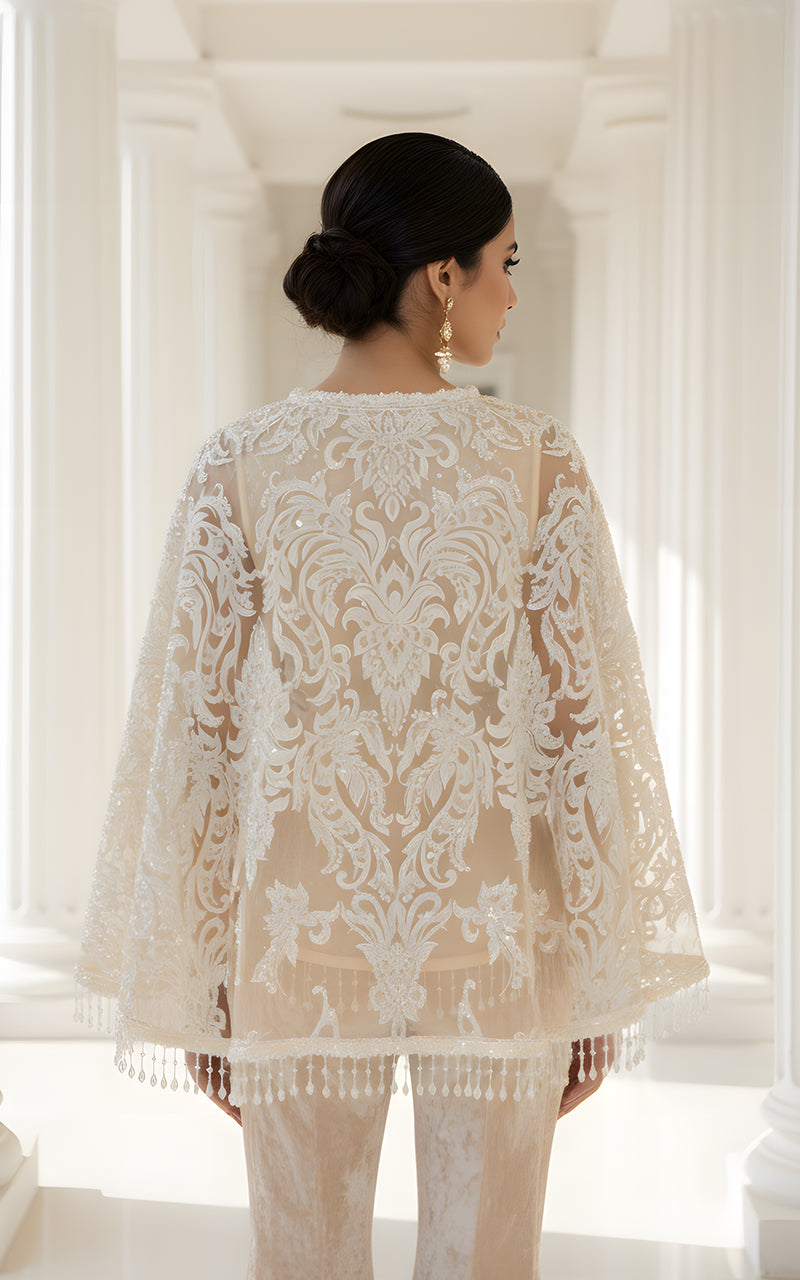 Threads and Motifs | Formal Dresses 25 | Embroidered Jacket - Official Threads and Motifs stockist in UK - Sakeena London
