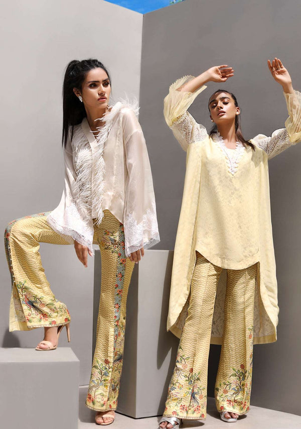 Layla Chatoor | Luxury Pret | Satin Wrap Pantstop