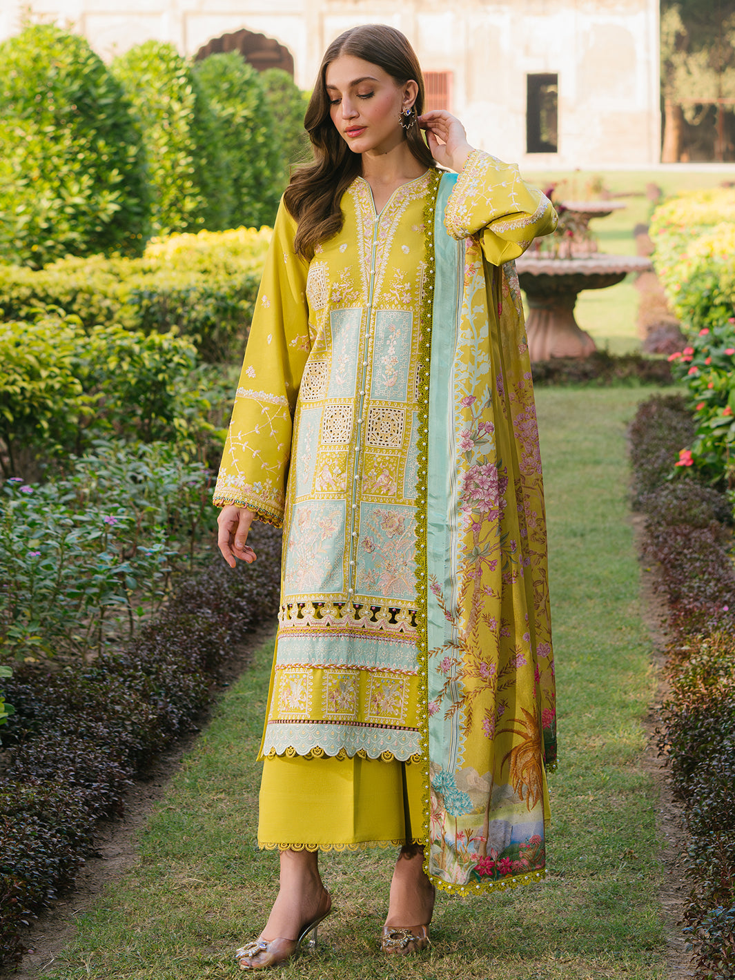 Bin Ilyas | Gulabi Baagh Winter 24 | 153 A - Official Bin Ilyas stockist in UK - Sakeena London