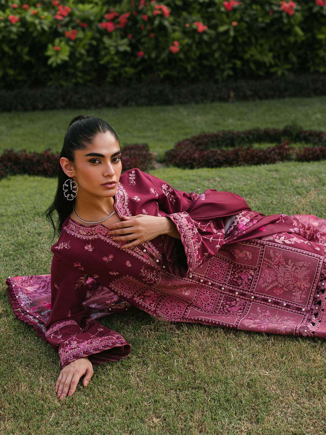 Bin Ilyas | Gulabi Baagh Winter 24 | 153 B - Official Bin Ilyas stockist in UK - Sakeena London