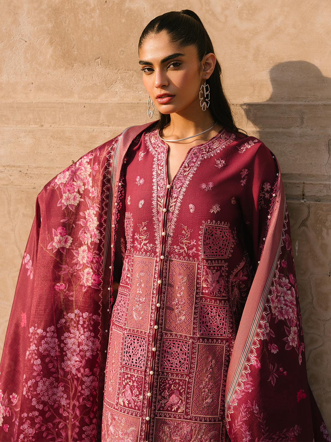 Bin Ilyas | Gulabi Baagh Winter 24 | 153 B - Official Bin Ilyas stockist in UK - Sakeena London