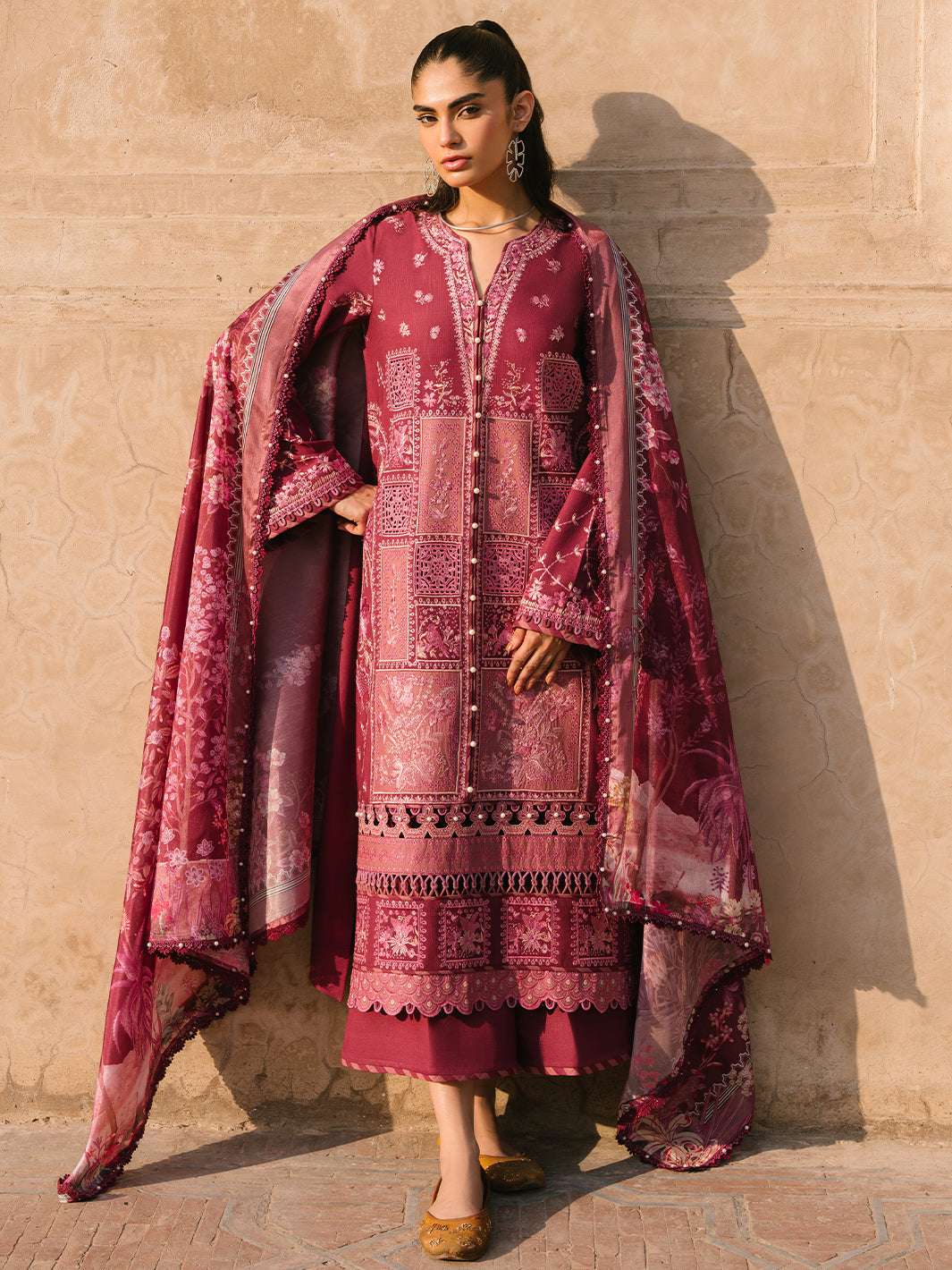 Bin Ilyas | Gulabi Baagh Winter 24 | 153 B - Official Bin Ilyas stockist in UK - Sakeena London