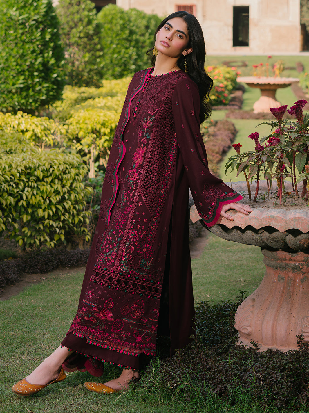 Bin Ilyas | Gulabi Baagh Winter 24 | 154 B - Official Bin Ilyas stockist in UK - Sakeena London