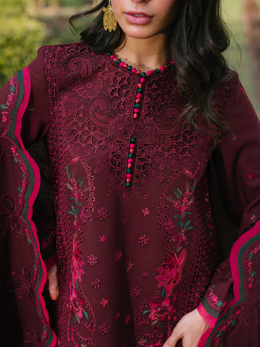 Bin Ilyas | Gulabi Baagh Winter 24 | 154 B - Official Bin Ilyas stockist in UK - Sakeena London