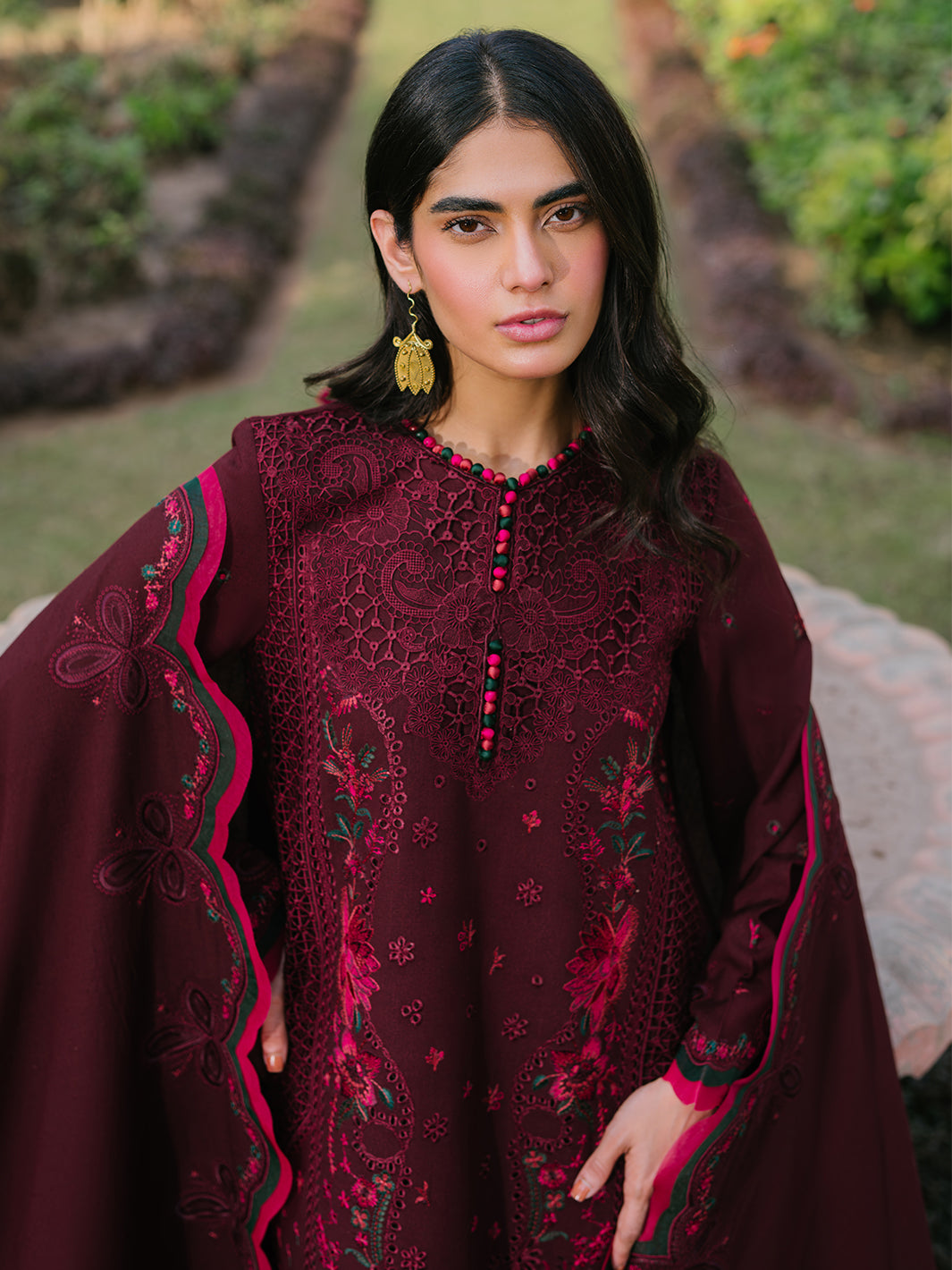 Bin Ilyas | Gulabi Baagh Winter 24 | 154 B - Official Bin Ilyas stockist in UK - Sakeena London