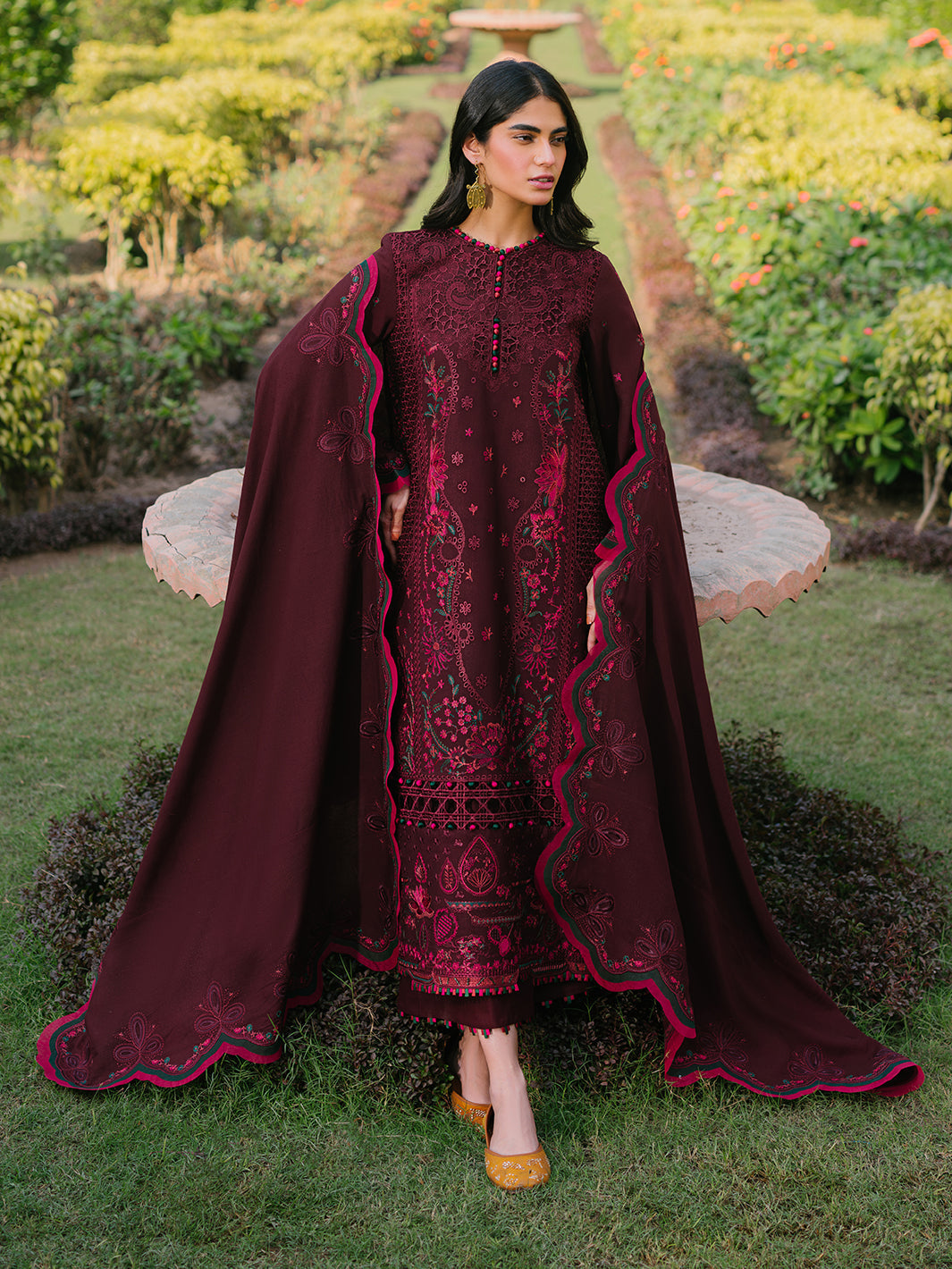 Bin Ilyas | Gulabi Baagh Winter 24 | 154 B - Official Bin Ilyas stockist in UK - Sakeena London