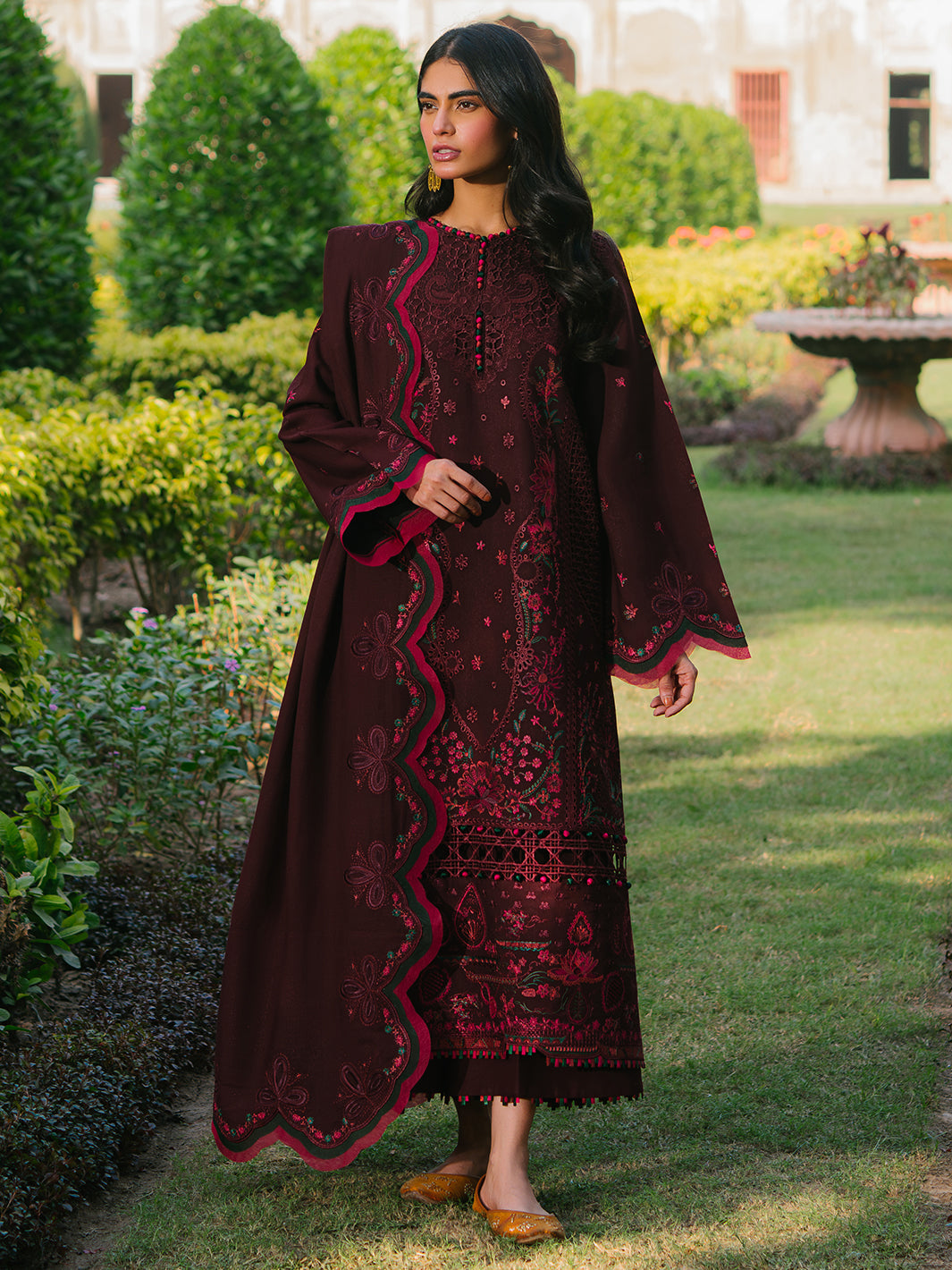 Bin Ilyas | Gulabi Baagh Winter 24 | 154 B - Official Bin Ilyas stockist in UK - Sakeena London