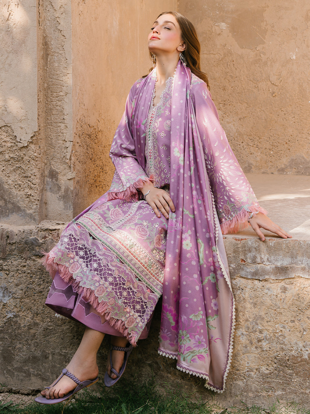 Bin Ilyas | Gulabi Baagh Winter 24 | 155 A - Official Bin Ilyas stockist in UK - Sakeena London