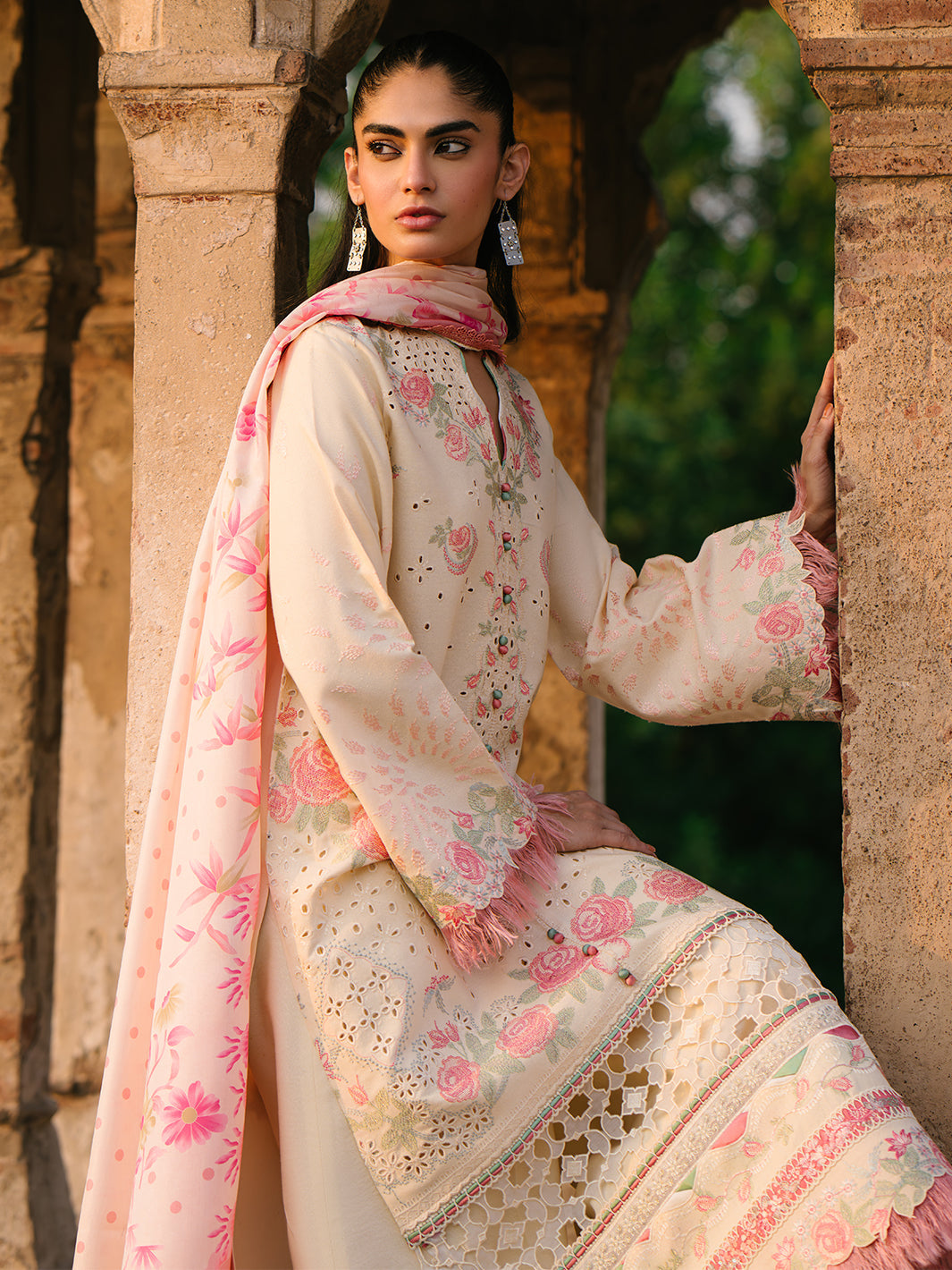 Bin Ilyas | Gulabi Baagh Winter 24 | 155 B - Official Bin Ilyas stockist in UK - Sakeena London
