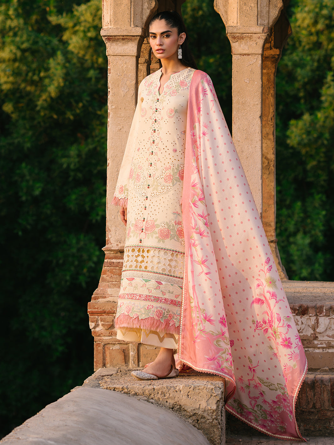 Bin Ilyas | Gulabi Baagh Winter 24 | 155 B - Official Bin Ilyas stockist in UK - Sakeena London