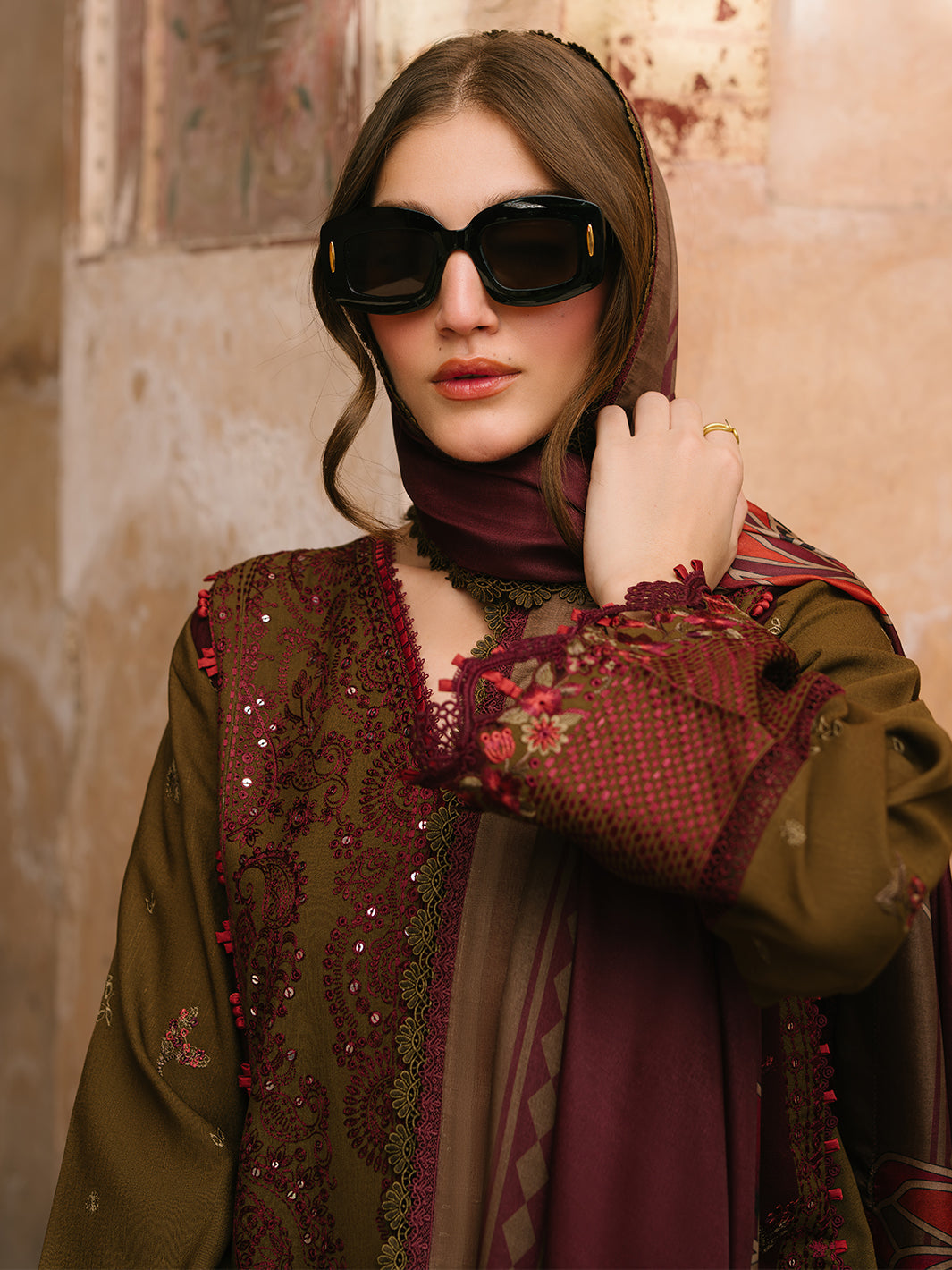 Bin Ilyas | Gulabi Baagh Winter 24 | 156 A - Official Bin Ilyas stockist in UK - Sakeena London