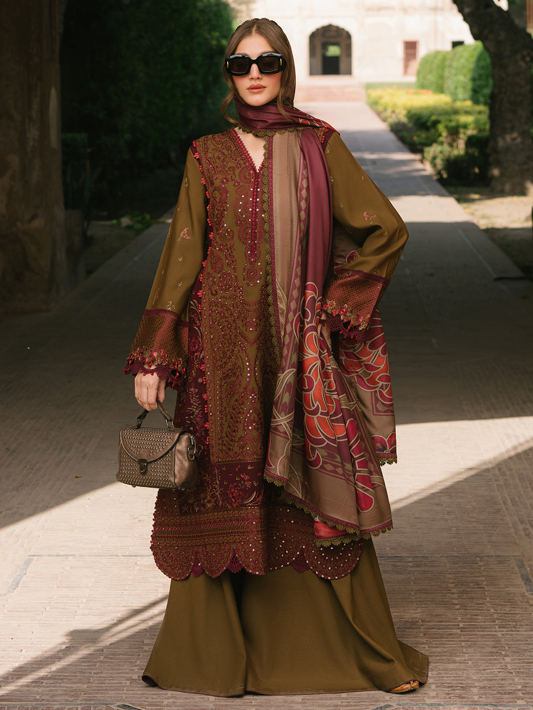 Bin Ilyas | Gulabi Baagh Winter 24 | 156 A - Official Bin Ilyas stockist in UK - Sakeena London