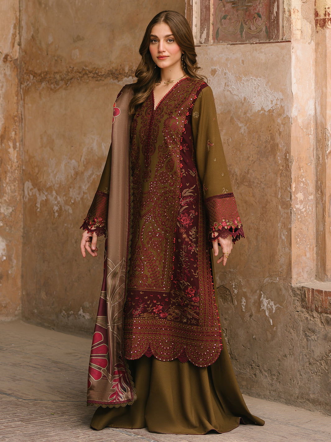 Bin Ilyas | Gulabi Baagh Winter 24 | 156 A - Official Bin Ilyas stockist in UK - Sakeena London