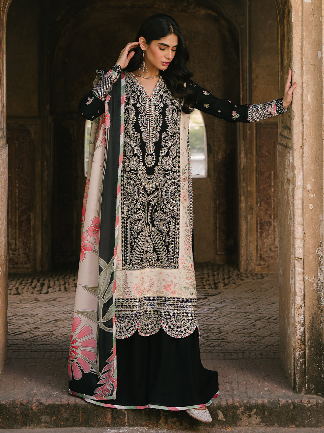 Bin Ilyas | Gulabi Baagh Winter 24 | 156 B - Official Bin Ilyas stockist in UK - Sakeena London