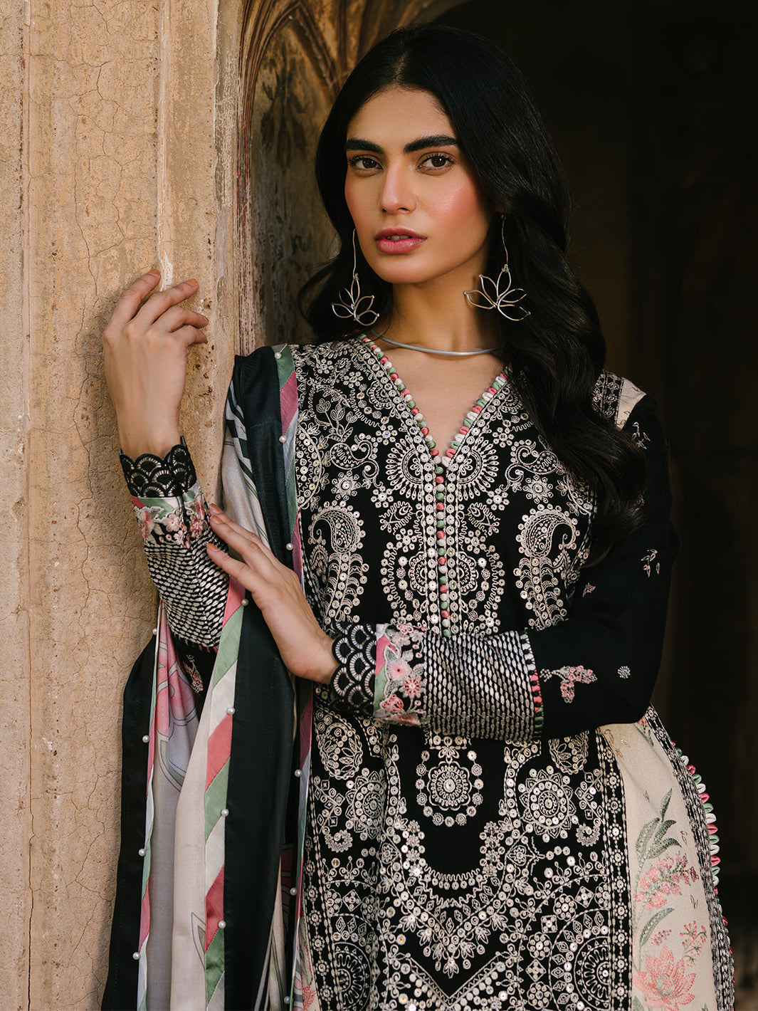 Bin Ilyas | Gulabi Baagh Winter 24 | 156 B - Official Bin Ilyas stockist in UK - Sakeena London