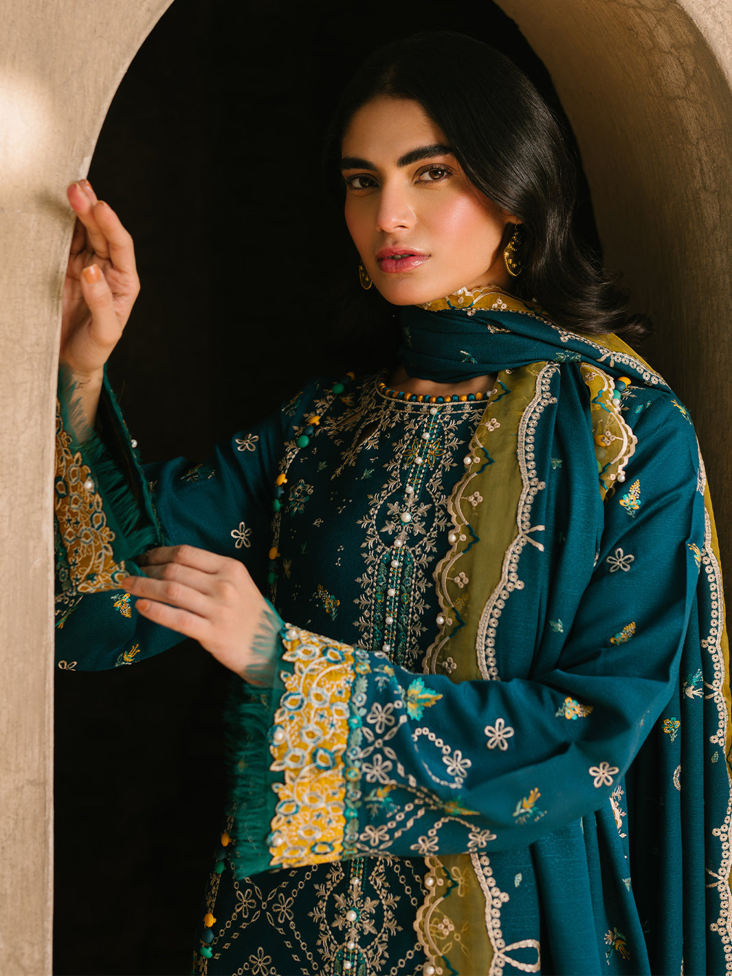 Bin Ilyas | Gulabi Baagh Winter 24 | 157 A - Official Bin Ilyas stockist in UK - Sakeena London