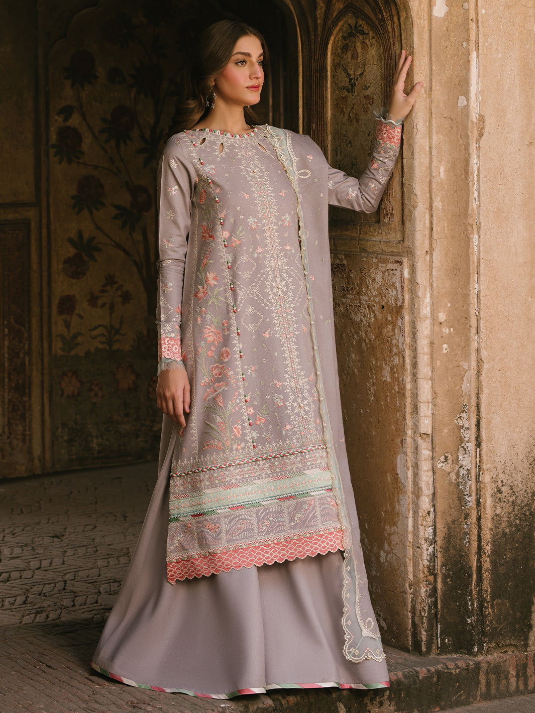 Bin Ilyas | Gulabi Baagh Winter 24 | 157 B - Official Bin Ilyas stockist in UK - Sakeena London