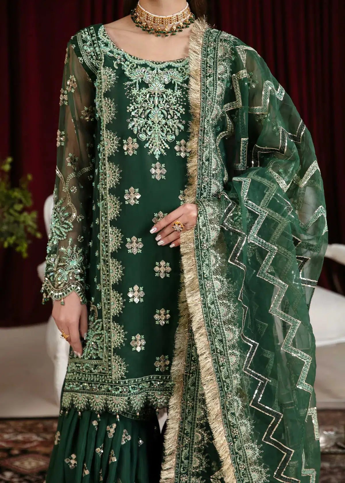 Dastoor | Noor-E-Jahan Wedding Collection'24 | Zayna - Official Dastoor stockist in UK - Sakeena London