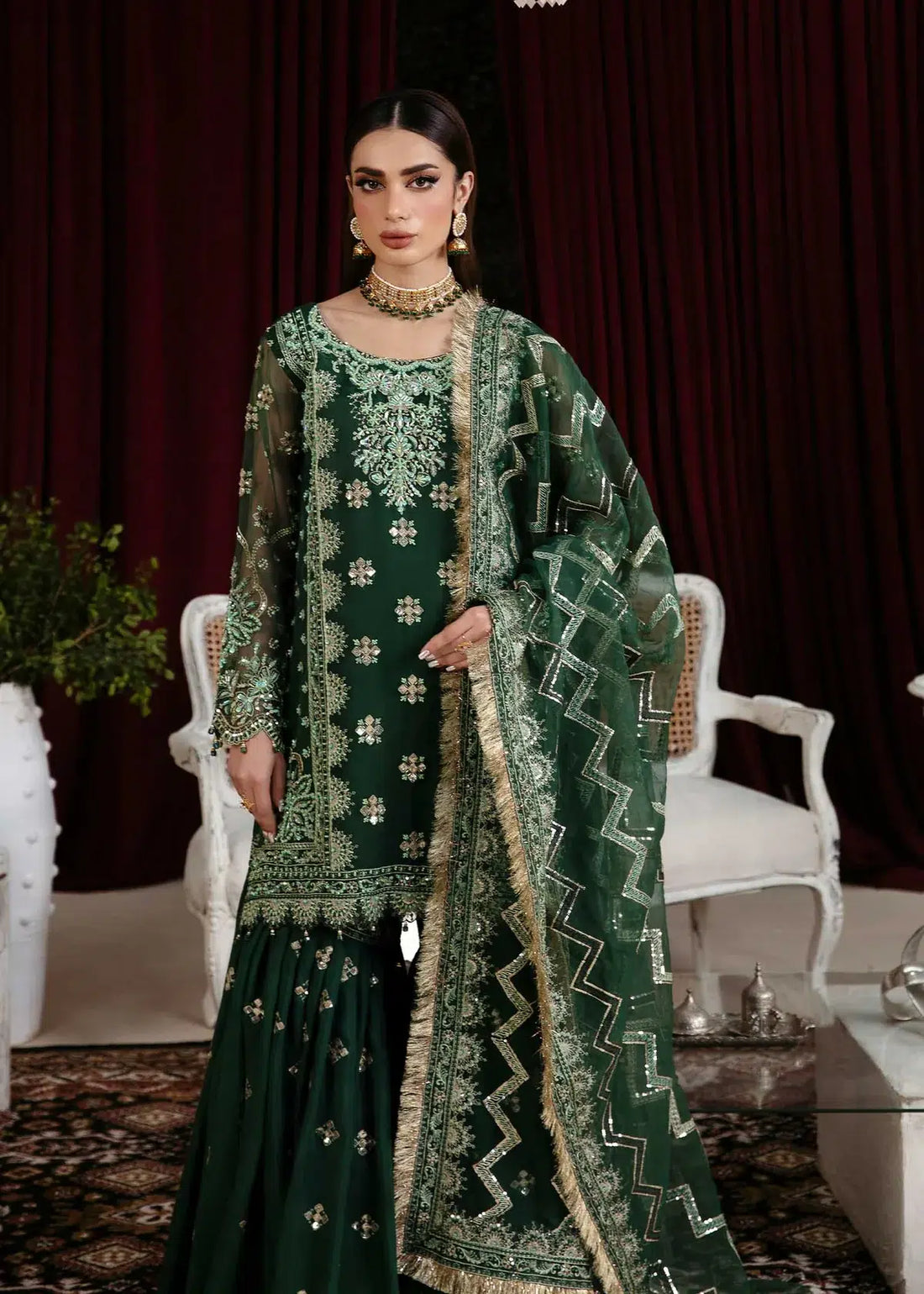 Dastoor | Noor-E-Jahan Wedding Collection'24 | Zayna - Official Dastoor stockist in UK - Sakeena London