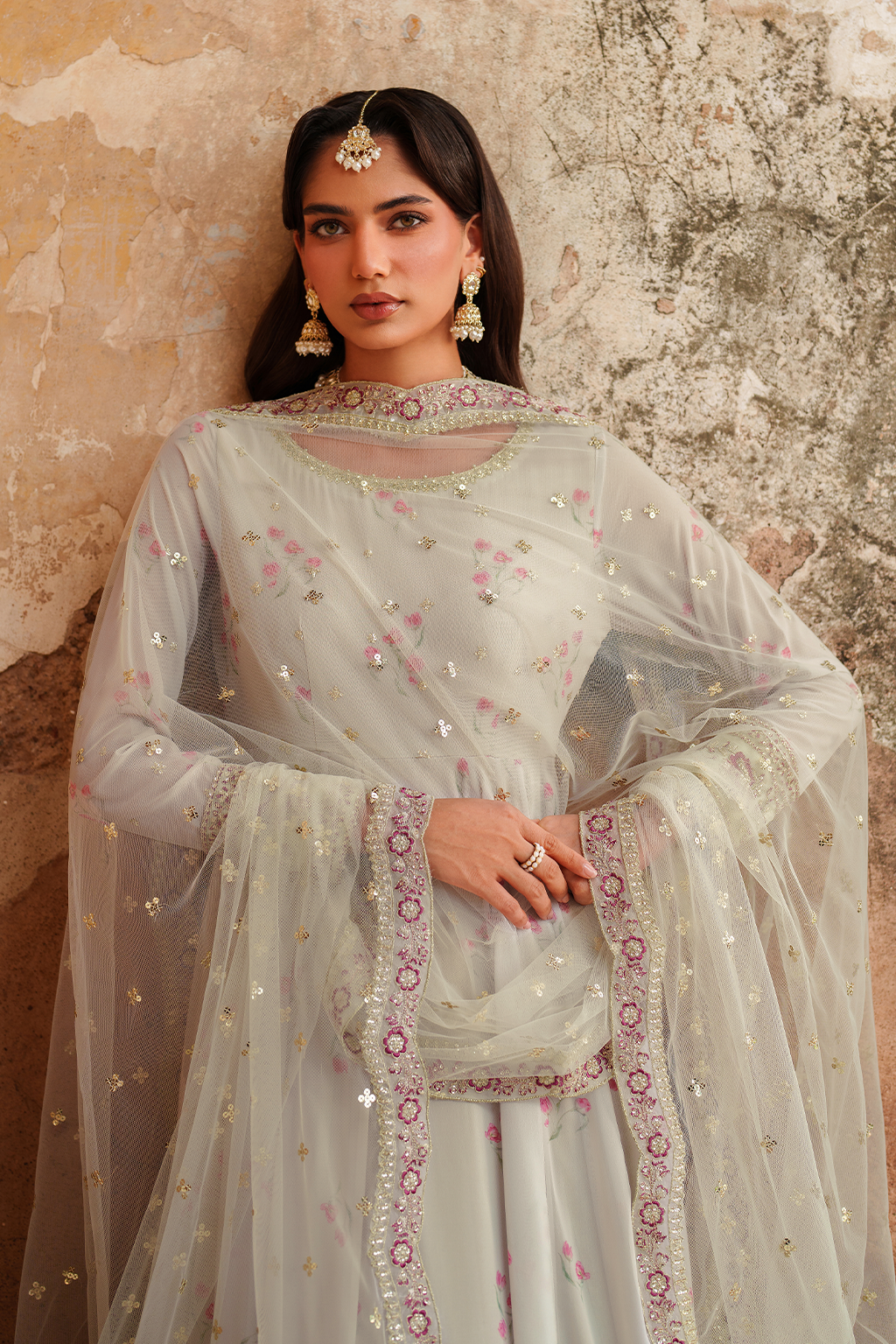 Iznik | Festive Formal | UE-551 Printed Chiffon - Official Iznik stockist in UK - Sakeena London